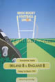 Ireland B England B 1991 memorabilia